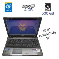 Ноутбук Toshiba Satellite A665-S5170 / 15.6" (1366x768) TN / Intel Core i3-380M (2 (4) ядра по 2.53 GHz) / 4 GB DDR3 / 500 GB HDD / WebCam / DVD-ROM