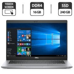 Ультрабук-трансформер Dell Latitude 5320 2-in-1 / 13.3" (1920x1080) IPS Touch / Intel Core i5-1145G7 (4 (8) ядра по 2.6 - 4.4 GHz) / 16 GB DDR4 / 240 GB SSD / Intel Iris Xe Graphics / WebCam