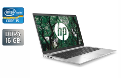 Ультрабук Б-класс HP EliteBook 840 G8 / 14" (1920x1080) IPS / Intel Core i5-1145G7 (4 (8) ядра по 2.6 - 4.4 GHz) / 16 GB DDR4 / 480 GB SSD / Intel Iris Xe Graphics / WebCam / TouchID / Windows 10
