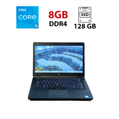 Ультрабук Dell Latitude 5490 / 14" (1366x768) TN / Intel Core i5-8350U (4 (8) ядра по 1.7 - 3.6 GHz) / 8 GB DDR4 / 128 GB SSD / Intel UHD Graphics 620 / WebCam