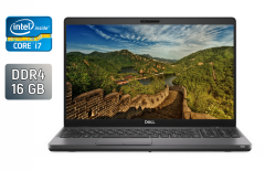 Ультрабук Dell Latitude 5500 / 15.6" (1920x1080) IPS / Intel Core i7-8665U (4 (8) ядра по 1.9 - 4.8 GHz) / 16 GB DDR4 / 512 GB SSD / Intel UHD Graphics / HDMI / WebCam / Windows 10
