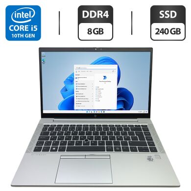 Ультрабук HP EliteBook 840 G7 / 14" (1920x1080) IPS / Intel Core i5-10210U (4 (8) ядра по 1.6 - 4.2 GHz) / 8 GB DDR4 / 240 GB SSD / Intel UHD Graphics / WebCam