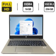 Ультрабук HP ProBook 440 G7 / 14" (1920x1080) IPS / Intel Core i5-10210U (4 (8) ядра по 1.6 - 4.2 GHz) / 16 GB DDR4 / 256 GB SSD M.2 / Intel UHD Graphics / WebCam