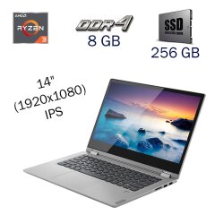 Ультрабук Lenovo IdeaPad C340-14API / 14" (1920x1080) IPS / AMD Ryzen 3 3200U (2 (4) ядра по 2.6 - 3.5 GHz) / 8 GB DDR4 / 256 GB SSD NVME / WebCam / AMD Radeon Vega 3 / Fingerprint / Windows 10 PRO Lic
