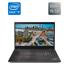 Ультрабук Lenovo ThinkPad T580 / 15.6" (1920x1080) IPS / Intel Core i7-8650U (4 (8) ядра по 1.9 - 4.2 GHz) / 16 GB DDR4 / 512 GB SSD / Intel UHD Graphics 620 / WebCam / Fingerprint / Windows 10 / Два АКБ