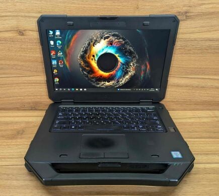 Защищенный ноутбук Dell Latitude 14 Rugged 5414 / 14" (1920x1080) IPS Touch / Intel Core i5-6300U (2 (4) ядра по 2.4 - 3.0 GHz) / 8 GB DDR4 / 256 GB SSD / AMD Radeon R7 M360, 2 GB DDR3, 64-bit / Fingerprint / Windows 10 Защищенный ноутбук Dell Latitude 14 Rugged 5414 / 14" (1920x1080) IPS Touch / Intel Core i5-6300U (2 (4) ядра по 2.4 - 3.0 GHz) / 8 GB DDR4 / 256 GB SSD / AMD Radeon R7 M360, 2 GB DDR3, 64-bit / Fingerprint / Windows 10