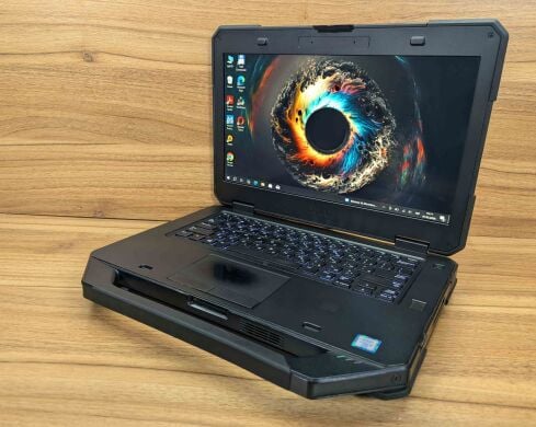 Защищенный ноутбук Dell Latitude 14 Rugged 5414 / 14" (1920x1080) IPS Touch / Intel Core i5-6300U (2 (4) ядра по 2.4 - 3.0 GHz) / 8 GB DDR4 / 256 GB SSD / AMD Radeon R7 M360, 2 GB DDR3, 64-bit / Fingerprint / Windows 10 Защищенный ноутбук Dell Latitude 14 Rugged 5414 / 14" (1920x1080) IPS Touch / Intel Core i5-6300U (2 (4) ядра по 2.4 - 3.0 GHz) / 8 GB DDR4 / 256 GB SSD / AMD Radeon R7 M360, 2 GB DDR3, 64-bit / Fingerprint / Windows 10