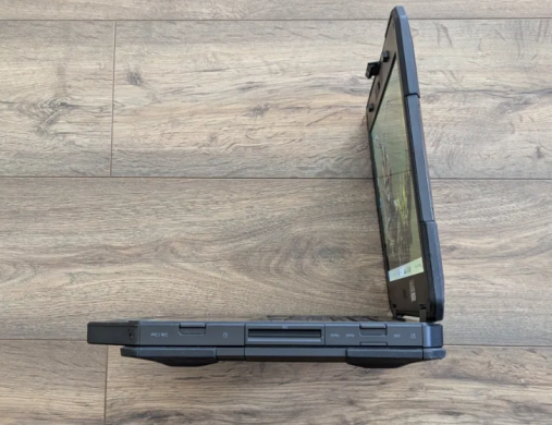 Защищенный ноутбук Dell Latitude 5414 Rugged / 14" (1920x1080) IPS Touch / Intel Core i7-6600U (2 (4) ядра по 2.6 - 3.4 GHz) / 8 GB DDR4 / 256 GB SSD / Intel HD Graphics 520 / HDMI