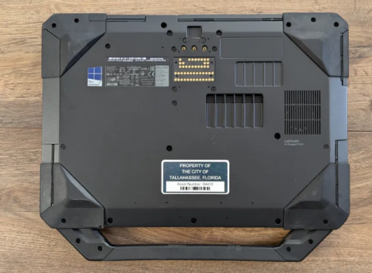 Защищенный ноутбук Dell Latitude 5414 Rugged / 14" (1920x1080) IPS Touch / Intel Core i7-6600U (2 (4) ядра по 2.6 - 3.4 GHz) / 8 GB DDR4 / 256 GB SSD / Intel HD Graphics 520 / HDMI