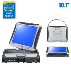 Захищений ноутбук Panasonic Toughbook CF-19 / 10.1" (1024x768) TN Touch / Intel Core i5-3320M (2 (4) ядер по 2.6 - 3.3 GHz) / 4 GB DDR3 / 500 GB HDD / Intel HD Graphics 4000 / Стилус 