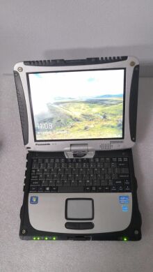 Защищенный ноутбук Panasonic Toughbook CF-19 / 10.1" (1024x768) TN Touch / Intel Core i5-3320M (2 (4) ядер по 2.6 - 3.3 GHz) / 4 GB DDR3 / 500 GB HDD / Intel HD Graphics 4000 / Стилус 