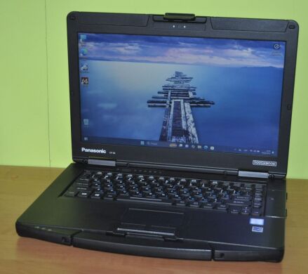 Защищенный ноутбук Panasonic Toughbook CF-54 / 14" (1366x768) TN / Intel Core i5-7300U (2 (4) ядра по 2.6 - 3.5 GHz) / 16 GB DDR3 / 240 GB SSD / Intel HD Graphics 620 / WebCam / Wi-Fi / Bluetooth / Windows 11 Pro
