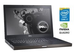 Мобильная рабочая станция Б-класс Dell Precision M6600 / 17.3" (1920x1080) TN / Intel Core i7-2820QM (4 (8) ядра по 2.3 - 3.4 GHz) / 16 GB DDR3 / 240 GB SSD / nVidia Quadro 3000M, 2 GB GDDR5, 256-bit / WebCam / DVD-ROM
