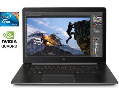 Мобильная рабочая станция HP ZBook Studio G4 / 15.6" (1920x1080) IPS / Intel Xeon E3-1505M v6 (4 (8) ядра по 3.0 - 4.0 GHz) / 16 GB DDR4 / 480 GB SSD / nVidia Quadro M1200, 4 GB GDDR5, 128-bit / WebCam