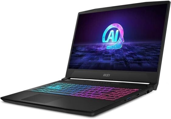 Ігровий ноутбук MSI Katana A15 AI / 15.6" (1920x1080) IPS / AMD Ryzen 9 8945HS (8 (16) ядер по 4.0 &ndash; 5.2 GHz) / 16 GB DDR5 / 1000 GB SSD M.2 / nVidia GeForce RTX 4070, 8 GB GDDR6, 128-bit / WebCam / Win 11