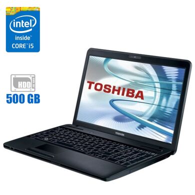 Ноутбук Toshiba Satellite Pro C660 / 15.6" (1366x768) TN / Intel Core i5-520M (2 (4) ядра по 2.4 - 2.93 GHz) / 4 GB DDR3 / 500 GB HDD / Intel HD Graphics / WebCam