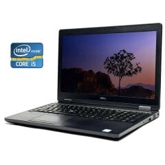 Ноутбук Б-клас Dell Latitude 5580 / 15.6" (1920x1080) IPS / Intel Core i5-7300U (2 (4) ядра по 2.6 - 3.5 GHz) / 8 GB DDR4 / 256 GB SSD / Intel HD Graphics 620 / WebCam / Win 10 Pro