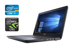Ігровий ноутбук Dell Inspiron 5577 / 15.6" (1920x1080) IPS / Intel Core i7-7700HQ (4 (8) ядра по 2.8 - 3.8 GHz) / 16 GB DDR4 / 512 GB SSD + 512 GB HDD / nVidia GeForce GTX 1050, 4 GB GDDR5, 128-bit / WebCam / Windows 10