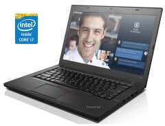 Ноутбук Б-клас Lenovo ThinkPad T460 / 14" (1920x1080) IPS / Intel Core i7-6600U (2 (4) ядра по 2.6 - 3.4 GHz) / 8 GB DDR3 /480 GB SSD / Intel HD Graphics 520 / WebCam