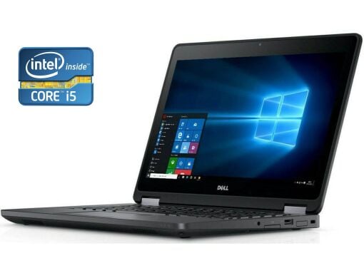 Нетбук Dell Latitude E5270 / 12.5" (1366x768) TN / Intel Core i5-6300U (2 (4) ядра по 2.4 - 3.0 GHz) / 8 GB DDR3 / 240 GB SSD / Intel HD Graphics 520 / WebCam / Win 10 Pro Нетбук Dell Latitude E5270 / 12.5" (1366x768) TN / Intel Core i5-6300U (2 (4) ядра по 2.4 - 3.0 GHz) / 8 GB DDR3 / 240 GB SSD / Intel HD Graphics 520 / WebCam / Win 10 Pro