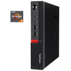 Неттоп Lenovo ThinkCentre M715q USFF / AMD Ryzen 5 2400G (4 (8) ядра по 3.6 - 3.9 GHz) / 8 GB DDR4 / 256 GB SSD / AMD Radeon RX Vega 11 Graphics