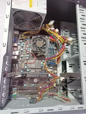 Игровой ПК Grand Tower / AMD Athlon II X4 645 (4 ядра по 3.1 GHz) / 8 GB DDR3 / 500 GB HDD / AMD Radeon HD 5570, 1 GB GDDR3, 128-bit Игровой ПК Grand Tower / AMD Athlon II X4 645 (4 ядра по 3.1 GHz) / 8 GB DDR3 / 500 GB HDD / AMD Radeon HD 5570, 1 GB GDDR3, 128-bit