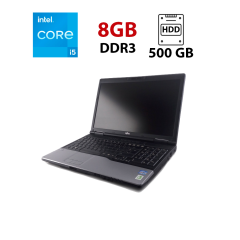 Ноутбук Fujitsu LifeBook E752 / 15.6" (1600x900) TN / Intel Core i5-3210M (2 (4) ядра по 2.5 - 3.1 GHz) / 8 GB DDR3 / 500 GB HDD / Intel HD Graphics 4000 / NO WebCam / Без АКБ