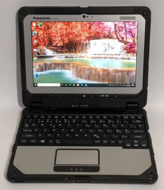 Защищенный нетбук-трансформер Б-класс Panasonic Toughbook CF-20 / 10.1" (1920x1200) IPS Touch / Intel Core M5-6Y57 (2 (4) ядра по 1.1 - 2.8 GHz) / 8 GB DDR3 / 256 GB SSD / Intel HD Graphics 615 / WebCam / Win 10 Pro / 2x АКБ