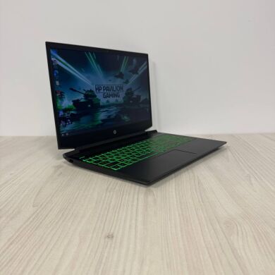 Игровой ноутбук Б-класс HP Pavilion Gaming 15-ec1073dx / 15.6" (1920x1080) TN / AMD Ryzen 5 4600H (6 (12) ядер по 3.0 - 4.0 GHz) / 8 GB DDR4 / 512 GB SSD NVMe / nVidia GeForce GTX 1650, 4 GB GDDR6, 128-bit / WebCam