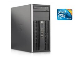 ПК Б-клас HP Compaq 6000 Pro Tower / Intel Core 2 Quad Q8300 (4 ядра по 2.5 GHz) / 8 GB DDR3 / 250 GB HDD / Intel GMA 4500 / DVD-RW