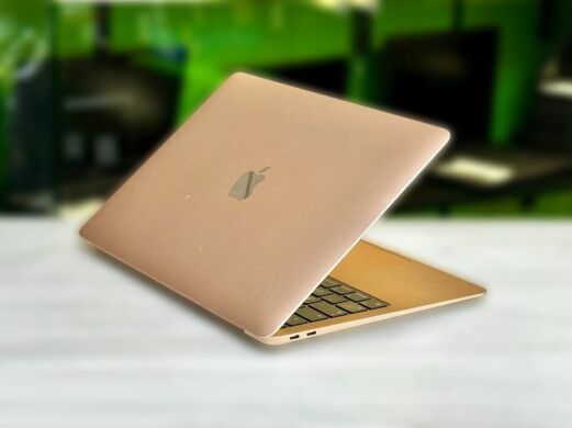 Ультрабук Apple MacBook Air 13 2020 A2337 Gold / 13.3" (2560x1600) IPS / Apple M1 (8 ядер по 2.1 - 3.2 GHz) / 8 GB DDR3 / 512 GB SSD / Apple M1 Graphics / WebCam / MacOS Ультрабук Apple MacBook Air 13 2020 A2337 Gold / 13.3" (2560x1600) IPS / Apple M1 (8 ядер по 2.1 - 3.2 GHz) / 8 GB DDR3 / 512 GB SSD / Apple M1 Graphics / WebCam / MacOS