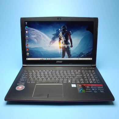 Ігровий ноутбук MSI GP62 7RD Leopard / 15.6" (1920x1080) TN / Intel Core i5-7300HQ (4 ядра по 2.5 - 3.5 GHz) / 16 GB DDR4 / 512 GB SSD / nVidia GeForce GTX 1050, 2 GB GDDR5, 128-bit / WebCam / Win 10 Home Ігровий ноутбук MSI GP62 7RD Leopard / 15.6" (1920x1080) TN / Intel Core i5-7300HQ (4 ядра по 2.5 - 3.5 GHz) / 16 GB DDR4 / 512 GB SSD / nVidia GeForce GTX 1050, 2 GB GDDR5, 128-bit / WebCam / Win 10 Home