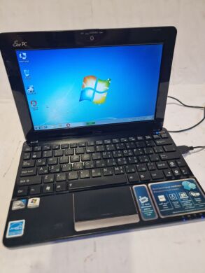 Нетбук Б-класс Asus Eee PC / 10" (1024x600) TN / Intel Atom N450 (1 (2) ядро по 1.67 GHz) / 2 GB DDR2 / 500 GB HDD / Intel GMA Graphics 3150 / WebCam / Win 7