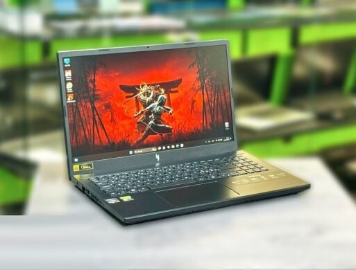 Ігровий ноутбук Acer Nitro V15 ANV15-41 / 15.6" (1920x1080) IPS / AMD Ryzen 5 7535HS (6 (12) ядер по 3.3&nbsp;- 4.55&nbsp;GHz) / 16 GB DDR5 / 512 GB SSD M.2 / nVidia GeForce RTX 4050, 6 GB GDDR6, 96-bit / WebCam / Win 11 Pro