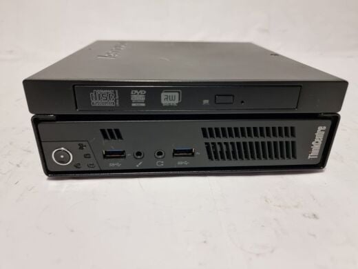 Неттоп Lenovo ThinkCentre M72e Tiny USFF / Intel Core i3-2120T (2 (4) ядра по 2.6 GHz) / 8 GB DDR3 / 320 GB HDD / Intel HD Graphics 2500 / DVD-RW