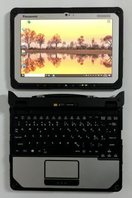 Защищенный нетбук-трансформер Б-класс Panasonic Toughbook CF-20 / 10.1" (1920x1200) IPS Touch / Intel Core M5-6Y57 (2 (4) ядра по 1.1 - 2.8 GHz) / 8 GB DDR3 / 256 GB SSD / Intel HD Graphics 615 / WebCam / Win 10 Pro / 2x АКБ