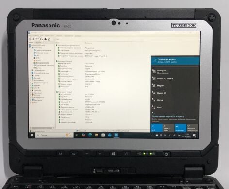 Защищенный нетбук-трансформер Б-класс Panasonic Toughbook CF-20 / 10.1" (1920x1200) IPS Touch / Intel Core M5-6Y57 (2 (4) ядра по 1.1 - 2.8 GHz) / 8 GB DDR3 / 256 GB SSD / Intel HD Graphics 615 / WebCam / Win 10 Pro / 2x АКБ