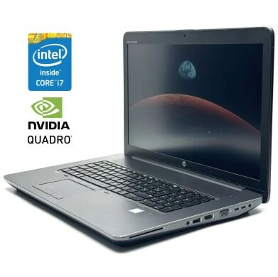 Мобильная рабочая станция HP ZBook 17 G3 / 17.3" (1920x1080) IPS / Intel Core i7-6820HQ (4 (8) ядра по 2.7 - 3.6 GHz) / 16 GB DDR4 / 256 GB SSD / nVidia Quadro M3000M, 4 GB GDDR5, 256-bit / WebCam / Win 10 Pro Мобильная рабочая станция HP ZBook 17 G3 / 17.3" (1920x1080) IPS / Intel Core i7-6820HQ (4 (8) ядра по 2.7 - 3.6 GHz) / 16 GB DDR4 / 256 GB SSD / nVidia Quadro M3000M, 4 GB GDDR5, 256-bit / WebCam / Win 10 Pro