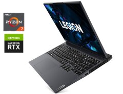 Игровой ноутбук Lenovo Legion 5 Pro 16ACH6H / 16" (2560x1600) IPS / AMD Ryzen 7 5800H (8 (16) ядер по 3.2 - 4.4 GHz) / 16 GB DDR4 / 512 GB SSD / nVidia GeForce RTX 3070, 8 GB GDDR6, 256-bit / WebCam