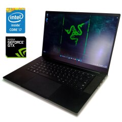 Игровой ноутбук Б-класс Razer Blade 15 RZ09-02705E75 / 15.6" (1920x1080) IPS / Intel Core i7-8750H (6 (12) ядер по 2.2 - 4.1 GHz) / 16 GB DDR4 / 512 GB SSD / nVidia GeForce GTX 1060 Max-Q, 6 GB GDDR5, 192-bit / WebCam