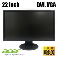 Acer V223HQV / 22' / 1920x1080 (16:9) / DVI, VGA