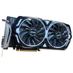 Дискретная видеокарта MSI GeForce GTX 1060 ARMOR 3G OC, 3 GB GDDR5, 192-bit / 1x DVI, 1x HDMI, 3x DisplayPort / (GTX 1060 ARMOR 3G OCV)