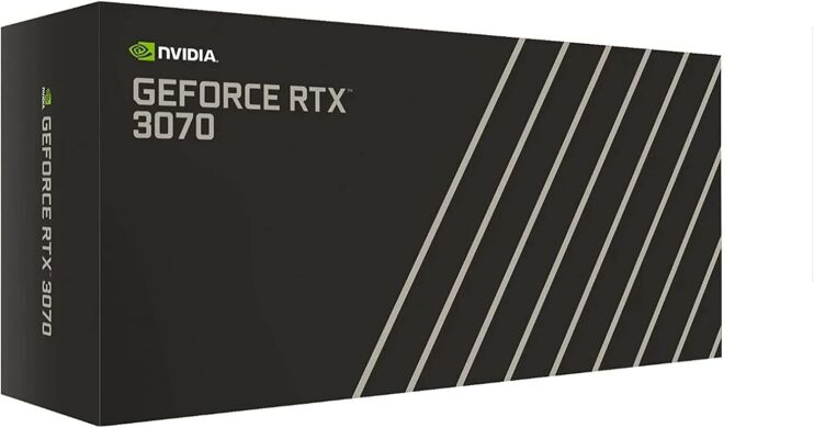 Дискретная видеокарта nVidia GeForce RTX 3070, 8 GB GDDR6, 256-bit / DisplayPort, HDMI