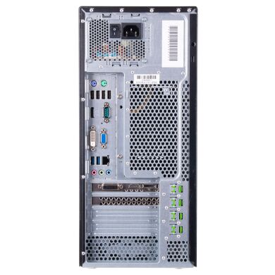 Компьютер Fujitsu Esprimo P720 E90+ Tower / Intel Core i5-4430 (4 ядра по 3.0 - 3.2 GHz) / 16 GB DDR3 / 120 GB SSD + 500 GB HDD / nVidia GeForce GTX 1060, 6 GB GDDR5, 192-bit / DVD-ROM