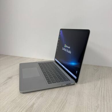 Игровой ноутбук-трансформер Microsoft SurFace Laptop Studio / 14.3" (2400x1600) IPS Touch / Intel Core i7-11370H (4 (8) ядра по 3.3 - 4.8 GHz) / 32 GB DDR4 / 1000 GB SSD / nVidia GeForce RTX 3050 Ti, 4 GB GDDR6, 128-bit / WebCam Игровой ноутбук-трансформер Microsoft SurFace Laptop Studio / 14.3" (2400x1600) IPS Touch / Intel Core i7-11370H (4 (8) ядра по 3.3 - 4.8 GHz) / 32 GB DDR4 / 1000 GB SSD / nVidia GeForce RTX 3050 Ti, 4 GB GDDR6, 128-bit / WebCam