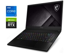 Ігровий ноутбук Б-клас MSI GS66 Stealth 11UE / 15.6" (1920x1080) IPS / Intel Core i7-11800H (8 (16) ядер по 2.3 - 4.6 GHz) / 16 GB DDR4 / 1000 GB SSD / nVidia GeForce RTX 3060, 6 GB GDDR6, 192-bit / WebCam