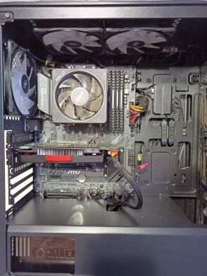 Ігровий ПК DeepCool Matrexx 55 V3 Tower / AMD Ryzen 5 1600 (6 (12) ядер по 3.2 - 3.6 GHz) / 32 GB DDR4 / 256 GB SSD + 1000 GB HDD / nVidia GeForce GTS 450, 1 GB GDDR5, 128-bit / 1200W Ігровий ПК DeepCool Matrexx 55 V3 Tower / AMD Ryzen 5 1600 (6 (12) ядер по 3.2 - 3.6 GHz) / 32 GB DDR4 / 256 GB SSD + 1000 GB HDD / nVidia GeForce GTS 450, 1 GB GDDR5, 128-bit / 1200W