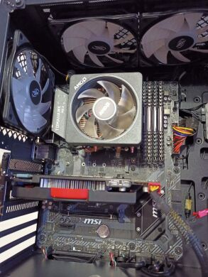 Ігровий ПК DeepCool Matrexx 55 V3 Tower / AMD Ryzen 5 1600 (6 (12) ядер по 3.2 - 3.6 GHz) / 32 GB DDR4 / 256 GB SSD + 1000 GB HDD / nVidia GeForce GTS 450, 1 GB GDDR5, 128-bit / 1200W Ігровий ПК DeepCool Matrexx 55 V3 Tower / AMD Ryzen 5 1600 (6 (12) ядер по 3.2 - 3.6 GHz) / 32 GB DDR4 / 256 GB SSD + 1000 GB HDD / nVidia GeForce GTS 450, 1 GB GDDR5, 128-bit / 1200W