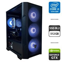 Игровой ПК MSI MAG Forge M100R Tower / Intel Core i3-10100F (4 (8) ядра по 3.6 - 4.3 GHz) / 16 GB DDR4 / 512 GB SSD M.2 / nVidia GeForce GTX 1660 Super, 6 GB GDDR6, 192-bit / 600W