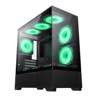 Игровой ПК STALKER Vista MB Black Tower / AMD Ryzen 5 8400F (6 (12) ядер по 4.2 – 4.7 GHz) / 16 GB DDR5 / 960 GB SSD / nVidia GeForce RTX 5060, 8 GB GDDR7, 128-bit